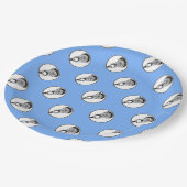 ラクロススポーツパーティー紙プレート ペーパープレート (アングル)