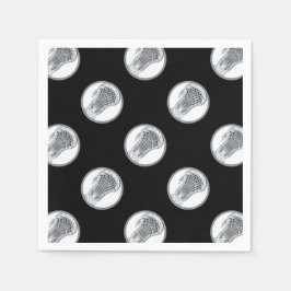 ラクロススポーツパーティー スタンダードカクテルナプキン