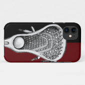 ラクロススポーツマルーンケースメイトiPhoneケース Case-Mate iPhoneケース (裏面(横))