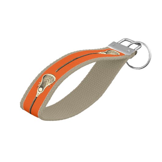 ラクロススポーツリストキーチェーン リストバンドキーホルダー (アングル上)