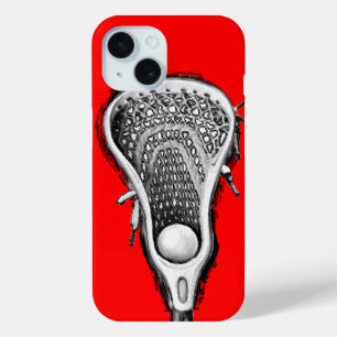 ラクロススポーツレッド iPhone 15ケース