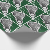 ラクロススポーツ誕生日プレゼント ラッピングペーパー (角)