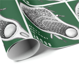 ラクロススポーツ誕生日プレゼント ラッピングペーパー