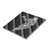 ラクロスタイポグラフィプレーヤー タイル (側面)