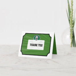 ラクロスチケットVIPバー（ユダヤ教の）バル・ミツバーサンキューカード 招待状