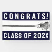 ラクロスチームおめでとうバナー 横断幕 (横)