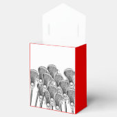 ラクロスチームのレッドフェイスボックス フェイバーボックス (オープン)