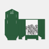 ラクロスチームの緑の好意ボックス フェイバーボックス (折り畳みなし)