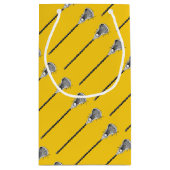 ラクロスチームイエロー スモールペーパーバッグ (裏面)