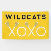 ラクロスチームイエロー 横断幕 (横)