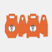 ラクロスチームオレンジ色の好意ボックス フェイバーボックス (折り畳みなし)