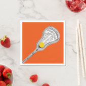 ラクロスチームオレンジ スタンダードカクテルナプキン (インサイチュ)