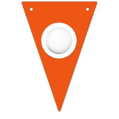 ラクロスチームオレンジ バンティングフラッグ (第2の旗)