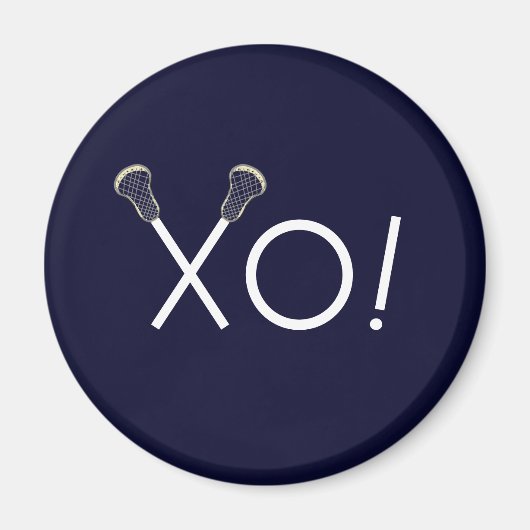 ラクロスチームギフト マグネット (正面)