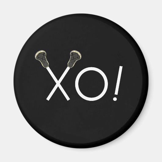 ラクロスチームギフト マグネット (正面)