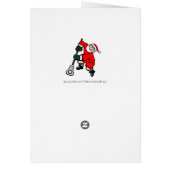 ラクロスチームクリスマスカード (裏面)