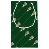 ラクロスチームグリーン スモールペーパーバッグ (裏面)