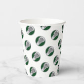 ラクロスチームグリーン 紙コップ (裏面)