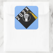 ラクロスチームシニアナイトライトブルー スクエアシール (バッグ)