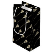 ラクロスチームスポーツ スモールペーパーバッグ (裏面アングル)