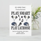 ラクロスチームスポーツ 招待状 (スタンド正面)