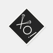 ラクロスチームパーティーイベント スタンダードカクテルナプキン (角)