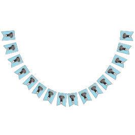 ラクロスチームパーティー バンティングフラッグ