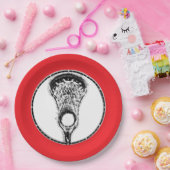 ラクロスチームパーティー ペーパープレート (パーティー)