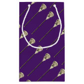 ラクロスチームパープル スモールペーパーバッグ (裏面)