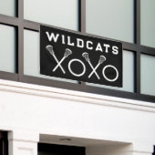 ラクロスチームブラック 横断幕 (ビルの外側)