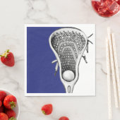 ラクロスチームブルーパーティー スタンダードランチョンナプキン (インサイチュ)