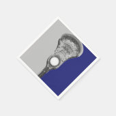 ラクロスチームブルー スタンダードカクテルナプキン (角)