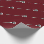 ラクロスチームマルーンギフト ラッピングペーパー (角)