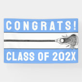 ラクロスチームライトブルーバナー 横断幕 (横)