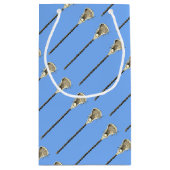 ラクロスチームライトブルー スモールペーパーバッグ (裏面)