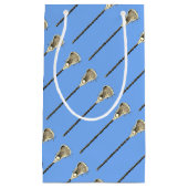 ラクロスチームライトブルー スモールペーパーバッグ (正面)