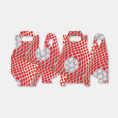 ラクロスチームレッドパーティー フェイバーボックス (折り畳みなし)