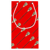 ラクロスチームレッド スモールペーパーバッグ (裏面)