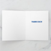 ラクロスチーム年感謝コーチプレーヤーの色 カード (内部)