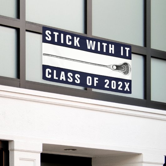 ラクロスチーム2025 横断幕 (ビルの外側)