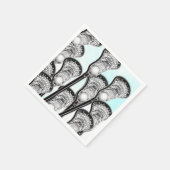 ラクロスチーム スタンダードカクテルナプキン (角)