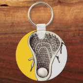 ラクロスノベルティギフトキーチェーン キーホルダー (正面)