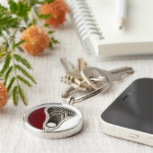 ラクロスノベルティ贈与 キーホルダー (側面)