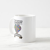 ラクロスハートスティックパッションスポーツラブゲーム コーヒーマグカップ (正面左)