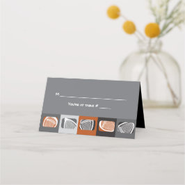 ラクロスバーバルミツワーシーティングテーブルエスコートカード プレイスカード