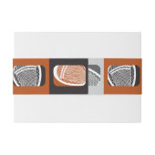 ラクロスバー(ユダヤ教の)バル・ミツバーベリーラップバンド 招待状ベリーバンド (裏面例)