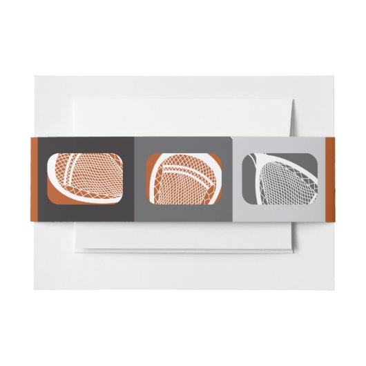 ラクロスバー(ユダヤ教の)バル・ミツバーベリーラップバンド 招待状ベリーバンド (正面例)