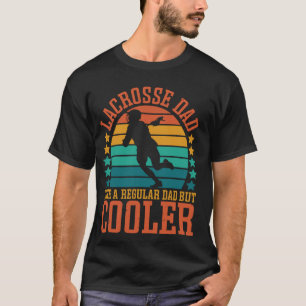 ラクロスパパ通常のパパのようだがクール父の Tシャツ