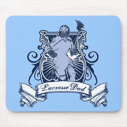 ラクロスパパ マウスパッド (正面)