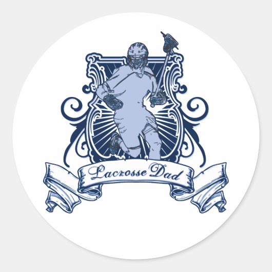 ラクロスパパ ラウンドシール (正面)
